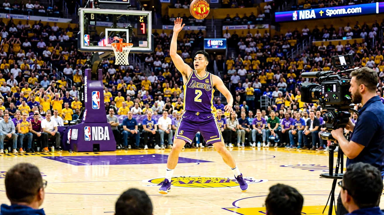 NBA湖人vs勇士比赛现场